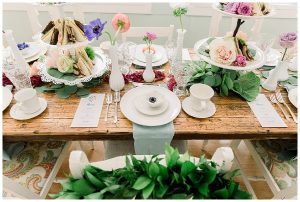 tea party styled shoot
