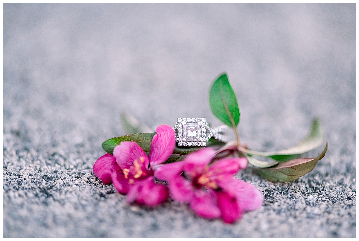 engagement ring with flowers kansas city