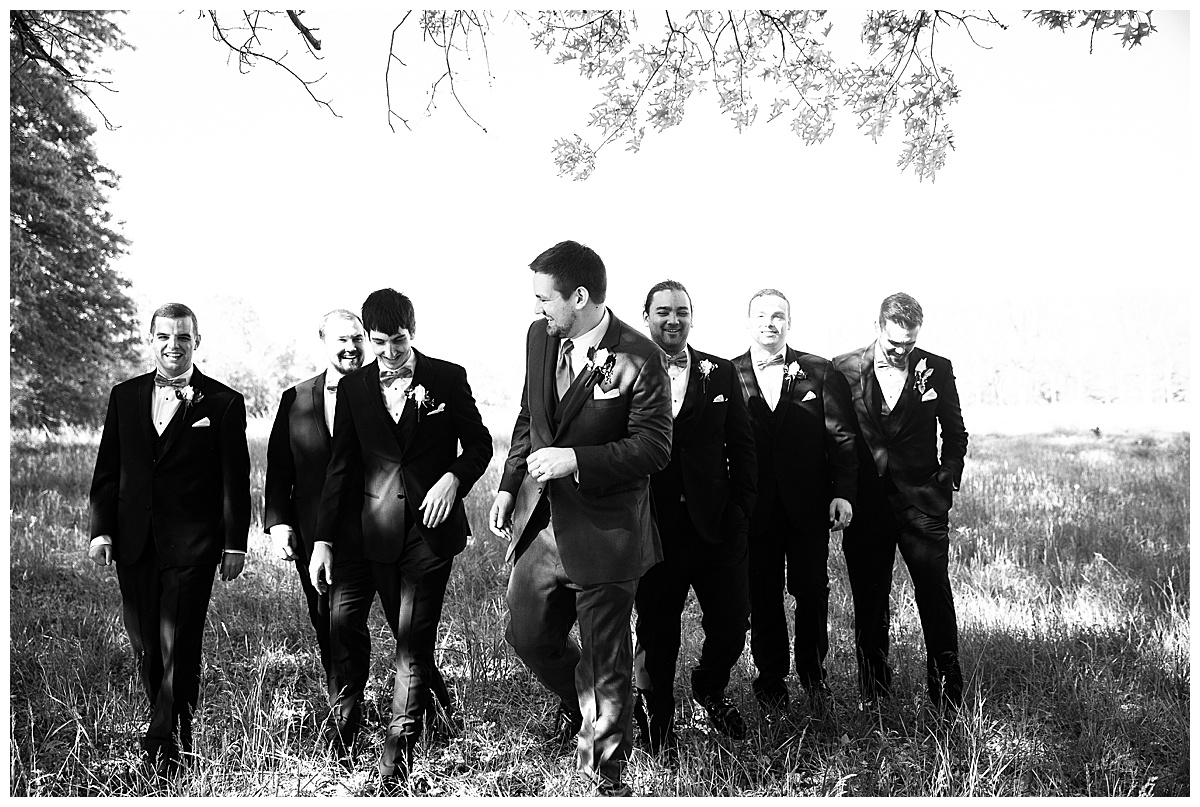 groomsmen at burr oaks