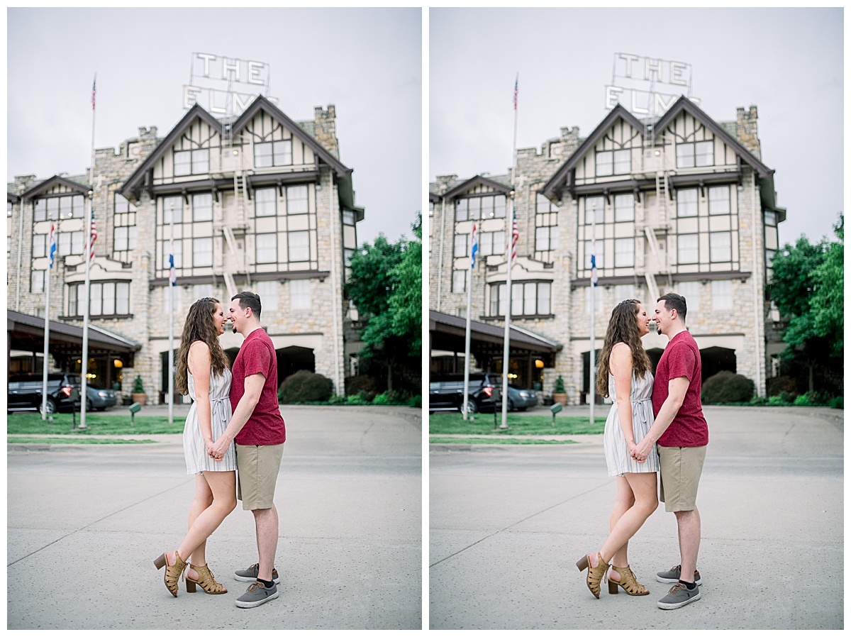 Elms Hotel and Downtown Excelsior Springs Engagement
