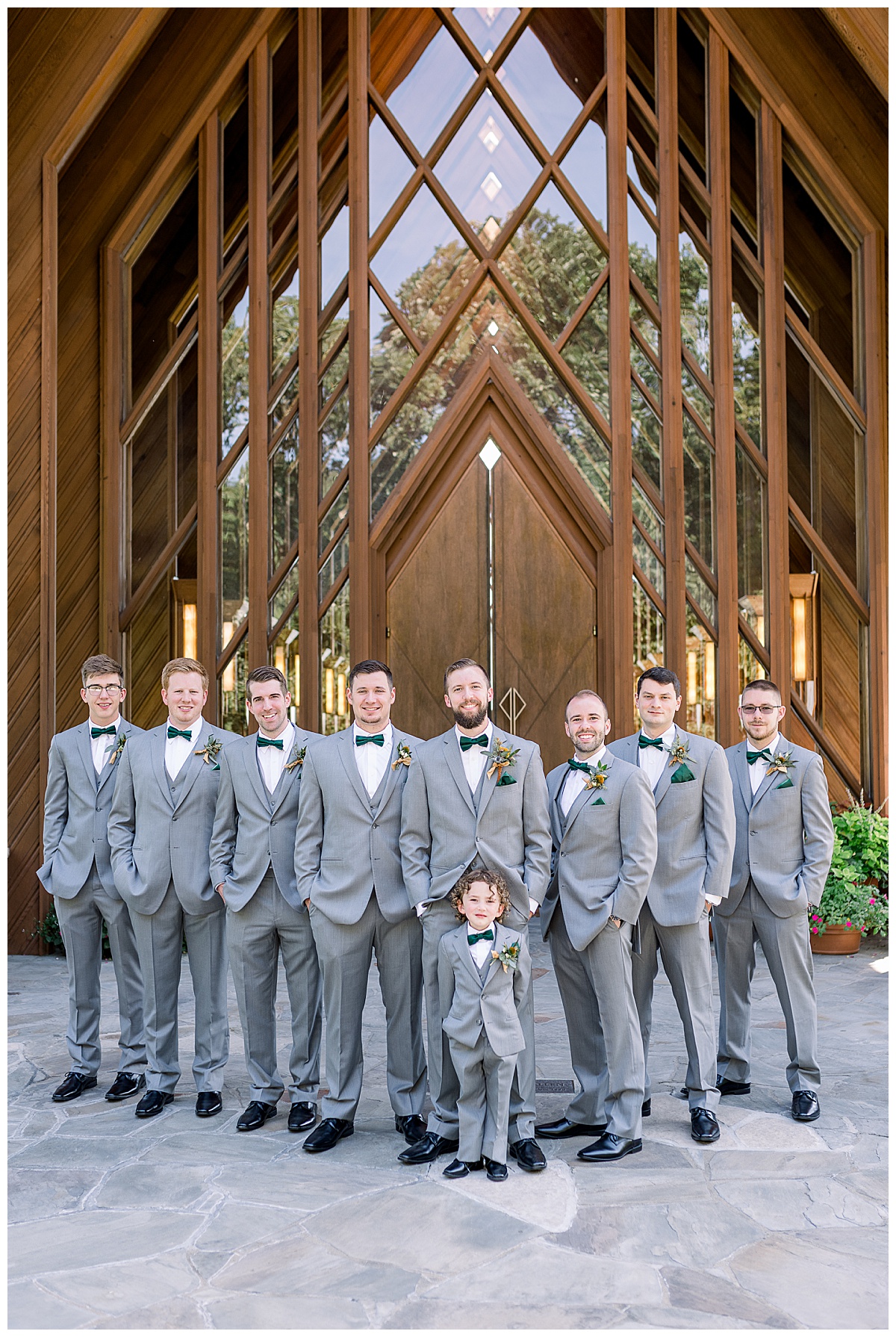 groom with groomsmen wedding day