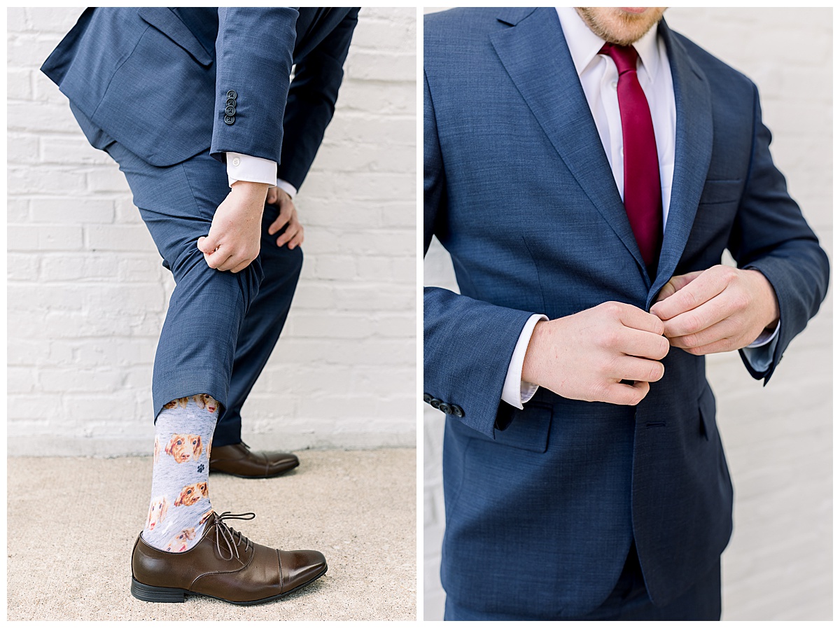 groom custom socks