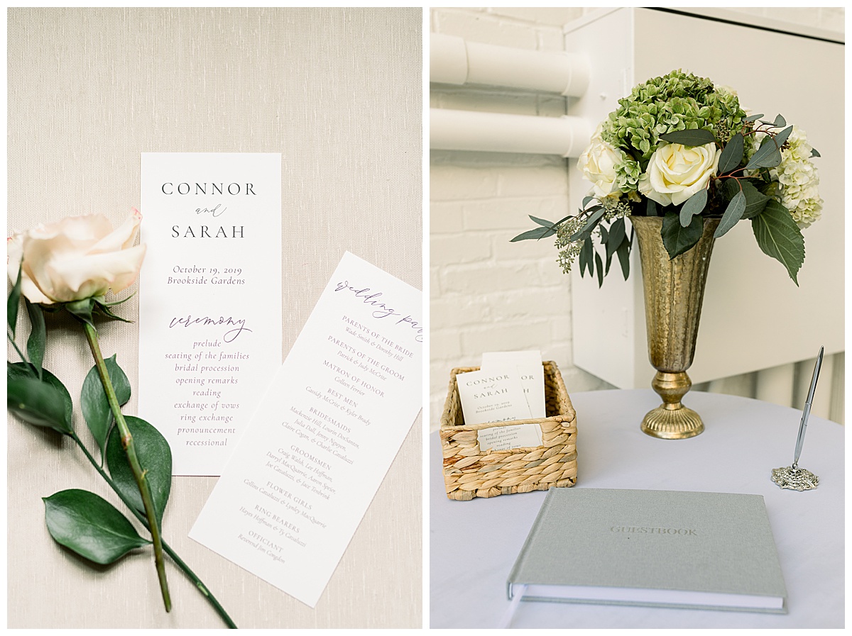 guest book table
