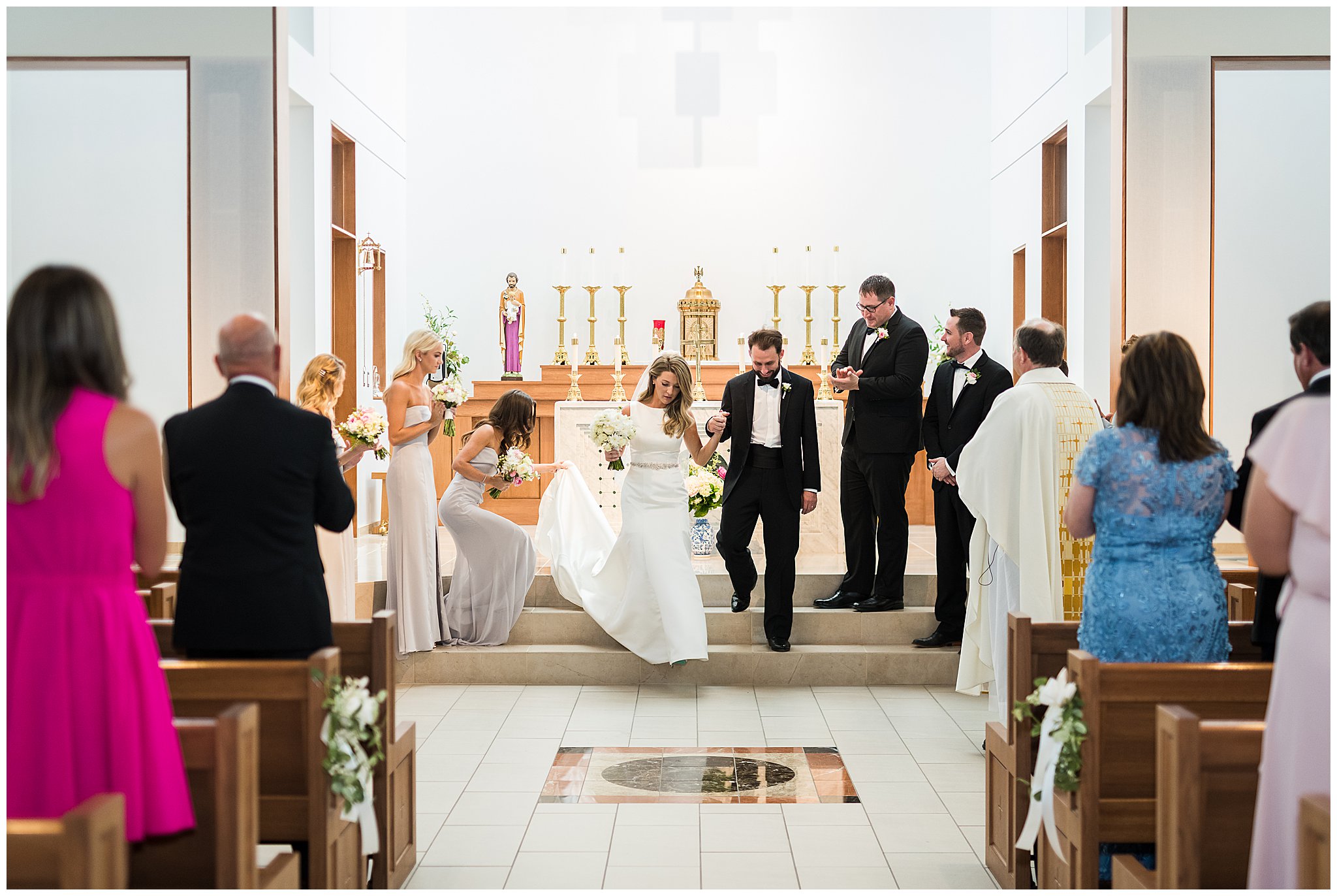 st michael archangel catholic high school wedding