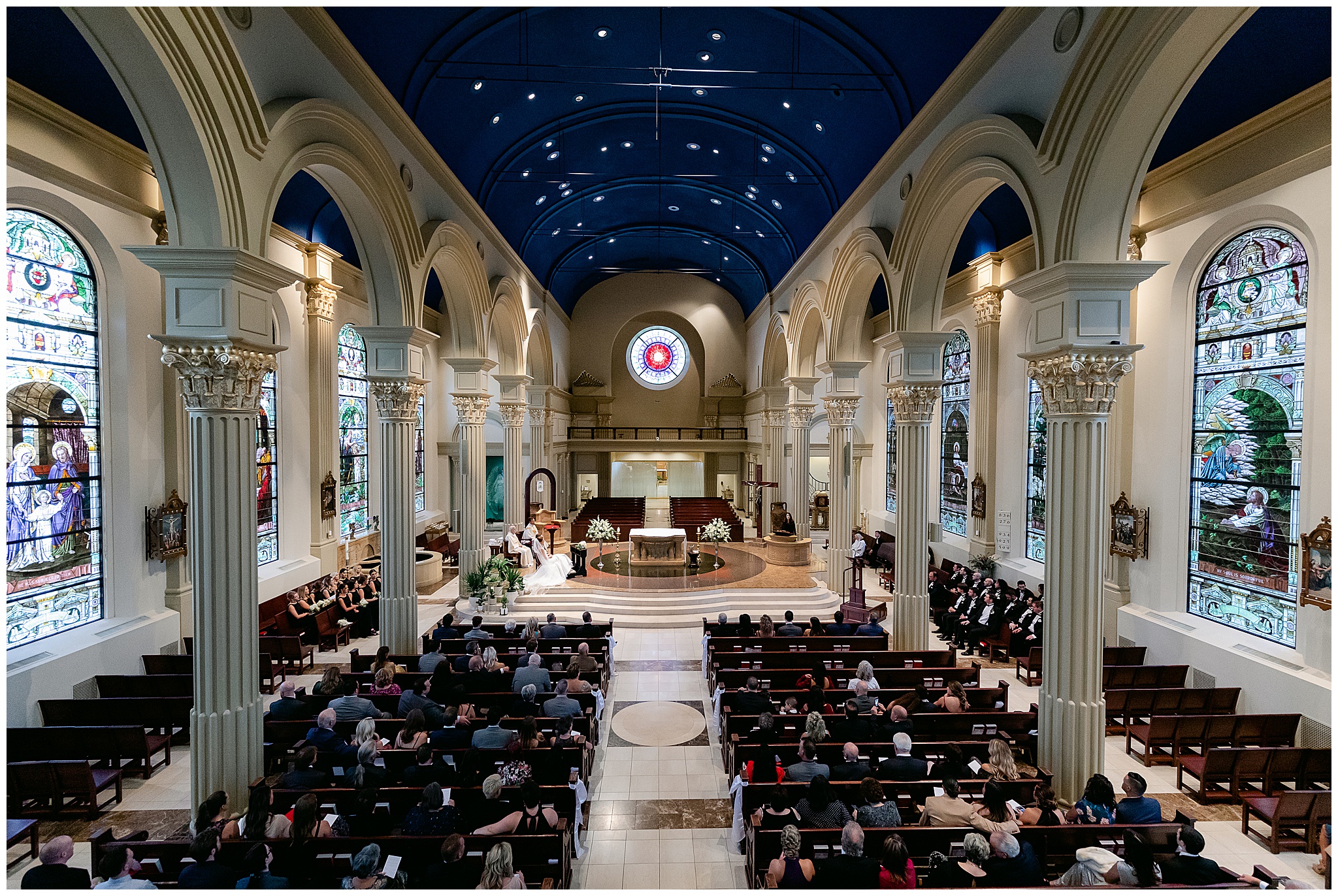 cathedral immaculate conception wedding